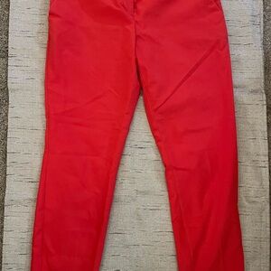 Express Red Tailored Pants